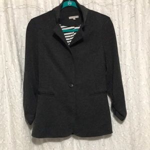 41 Hawthorne charcoal grey blazer